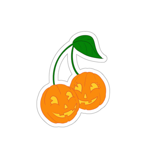 Spooky Cherries Die-Cut Sticker